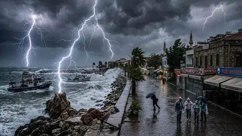 İstanbul Valiliği, Marmara'da akşamdan itibaren beklenen fırtına için uyardı