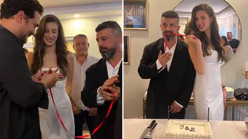 Ünlü oyuncu nişanlandı: Yüzükleri Çağatay Ulusoy taktı