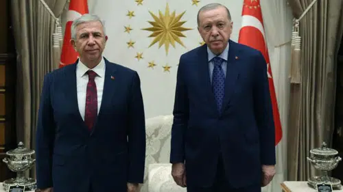 Cumhurbaşkanı Erdoğan Mansur Yavaş’ı kabul etti