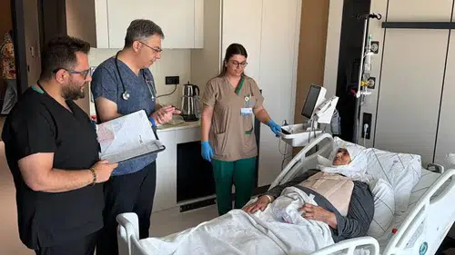 Ameliyatla kalbinden 20 santimetrelik pıhtı çıkarıldı