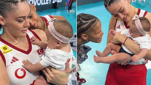 Zehra Güneş ve Melissa Vargas’tan minik taraftara sevgi dolu anlar