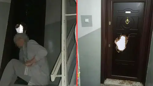 Manisa’da komşusunun çelik kapısını matkapla kırdı: Polis ekipleri kızına ulaştı