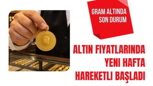 Altın fiyatlarında hareketli başlangıç! Gram, çeyrek, yarım ve Cumhuriyet altını kaç TL oldu?
