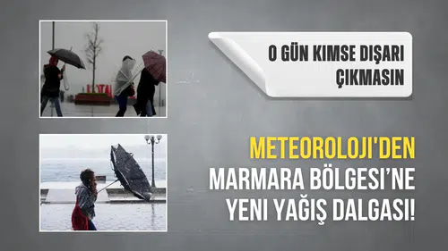Meteoroloji'den İstanbul ve Marmara'ya kuvvetli sağanak uyarısı! Cumartesi günü risk artıyor