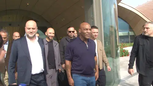 Mike Tyson İstanbul'a geldi: Dizide rol alacak
