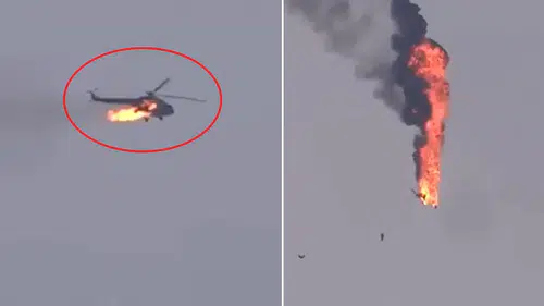 Korkulan oldu! Husiler, Suudi Arabistan'ın helikopterini düşürdü