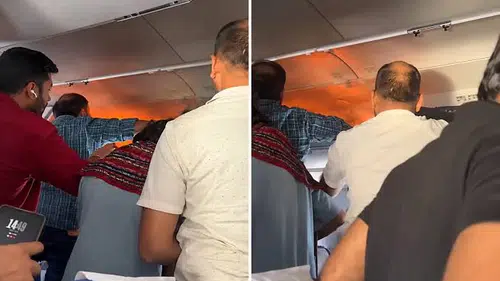 Hindistan uçağında powerbank yangını: Acil iniş yapıldı