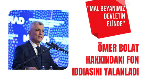 Ticaret Bakanı Ömer Bolat'tan fon iddialarına yanıt: "Hesap kapatılmadı"