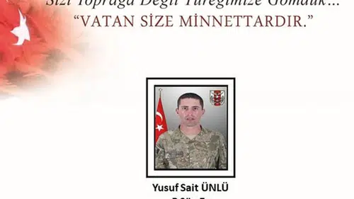 Hakkari Yüksekova'dan acı haber: MSB şehit olan askerin kimliğini açıkladı