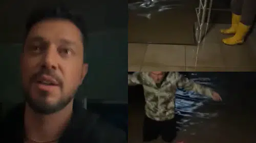 Sağanakta mahsur kalan Murat Boz acil yardım çağrısında bulundu