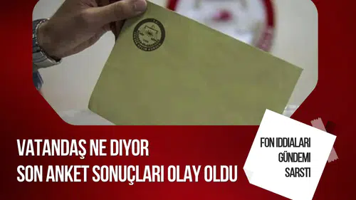 Fon Soruşturmalarıyla İlgili Son Anket Açıklandı! Yüzde 78,5'ten Dikkat Çeken Yanıt