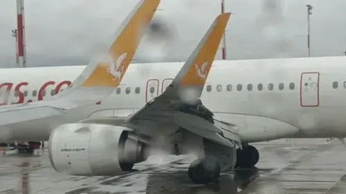 İstanbul'dan kalkan yolcu uçağı kuş sürüsüne çarptı: Havada korku dolu anlar