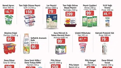 BİM aktüel 27-28-30 Ekim ürünler kataloğunda kahvaltılıklara özel kaçırılmayacak indirimler