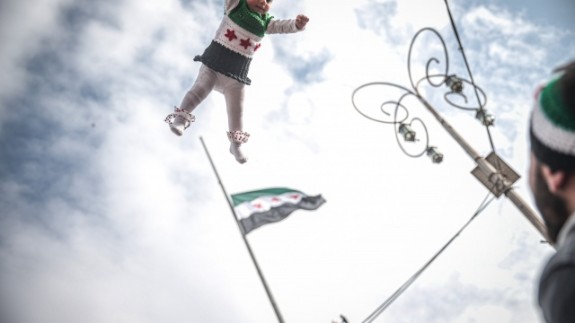 İç savaşın 11. yılına girdiği Suriye'de gösteriler düzenlendi