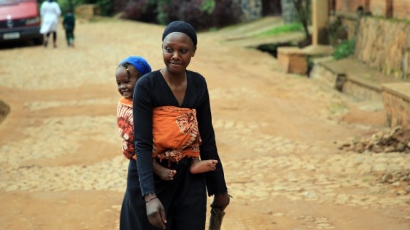 Ruanda'nın başkenti Kigali'de günlük yaşam