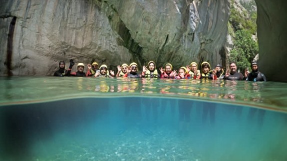 Göynük Kanyonu ziyaretçilerini "büyülüyor"