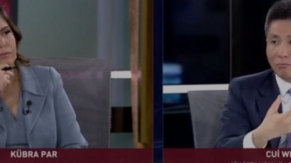 Çin'in İstanbul Başkonsolosu Cui Wei'den Habertürk spikeri Kübra Par'a tepki