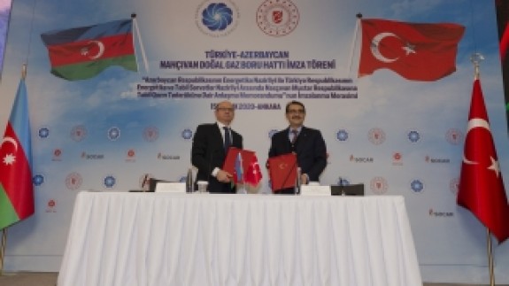 Türkiye-Nahçıvan Doğal Gaz Boru Hattı için imzalar atıldı