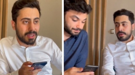 Cumhurbaşkanı Erdoğan'ın taklidini yapan Muhammed Nahya'dan güldüren 'Efes' videosu