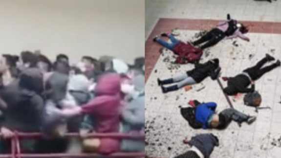 Üniversitede korkunç facia: Korkuluklar kırıldı 8 öğrenci yere çakılarak feci şekilde can verdi