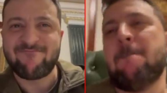 Zelenski sarhoş mu? Paylaştığı video büyük tartışma yaratınca kısa sürede silindi