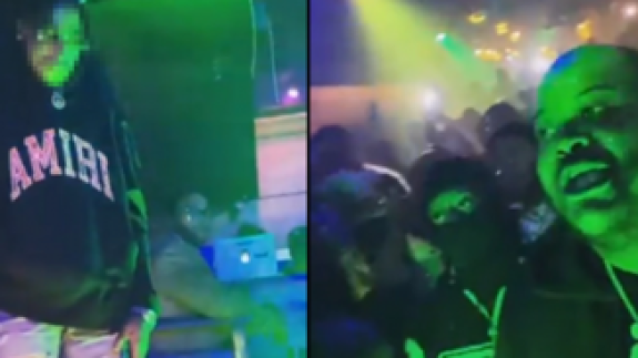 Ölü rapçiyi sahneye çıkarıp önünde dans ettiler,  görüntüleri izleyenlerin tüyleri ürperdi