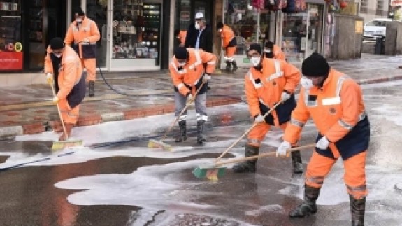 Afyonkarahisar Belediyesi'nden 'Afyonu dımıl dımıl yuduk' paylaşımı