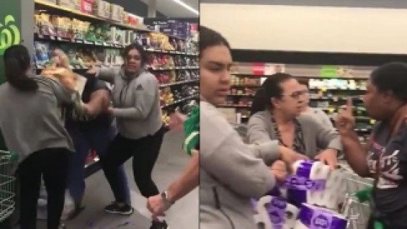 Avustralya'da kadınlar arasında tuvalet kağıdı kavgası