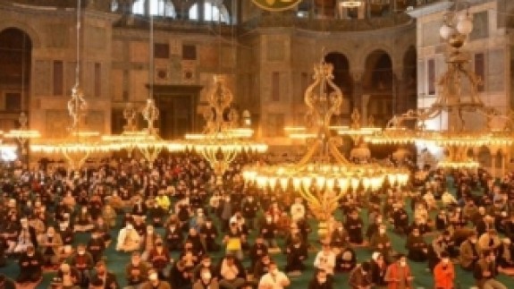 Ayasofya'da 87 yıl sonra bir ilk!