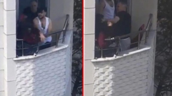 Bu görüntü Anneler Günü'nde çekildi: Talihsiz kadın eşi ve oğlu tarafından acımasızca dövüldü!