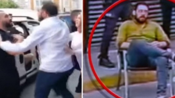 Dükkanın önüne sandalye koyup geçenlere laf atan Suriyeli,  mahalleliyi tehdit etti