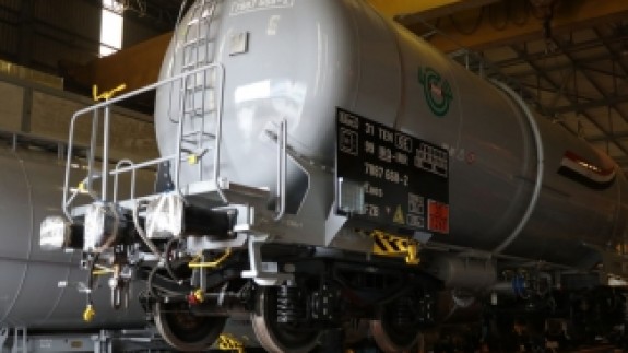  Irak'ın petrolünü taşıyacak vagonlar Kocaeli'den uğurlandı