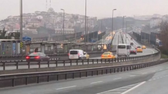 2020'in İlk Günü İstanbul'da Yollar Boş Kaldı