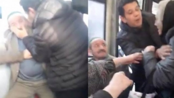 Otobüsteki Yaşlıların Kavgası Şoke Etti: Küfür ve Hakaretler Havada Uçuştu!