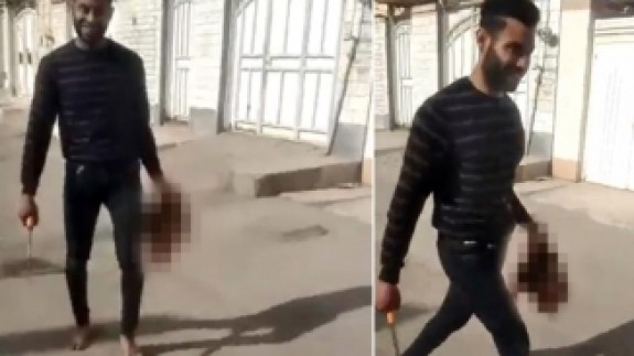 Eş baskısı yüzünden İran'dan Türkiye'ye kaçmıştı! Cani koca 17 yaşındaki kız çocuğunun başını kesip sokak sokak dolaştı