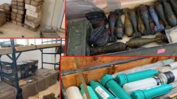 Tel Abyad ve çevresinde çok sayıda mühimmat ele geçirildi