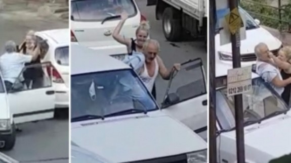 İstanbul trafiğinde görülmedik kavga: Tekvandocu kadın magandaya dayak attı!