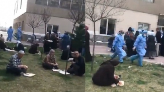 Karantinadaki Umrecilerin görüntüleri şaşırttı!