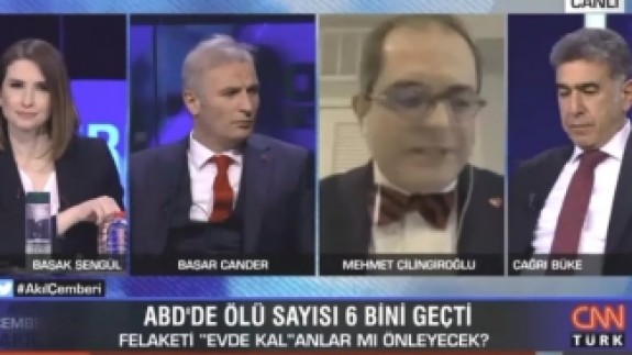 Koç Üniversitesi Mehmet Çilingiroğlu'nun işine canlı yayın esnasında son verdi