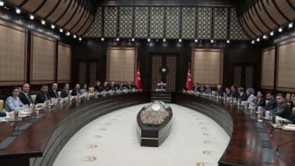 Cumhurbaşkanı Erdoğan,  TÜSİAD Yönetim Kurulu üyelerini kabul etti