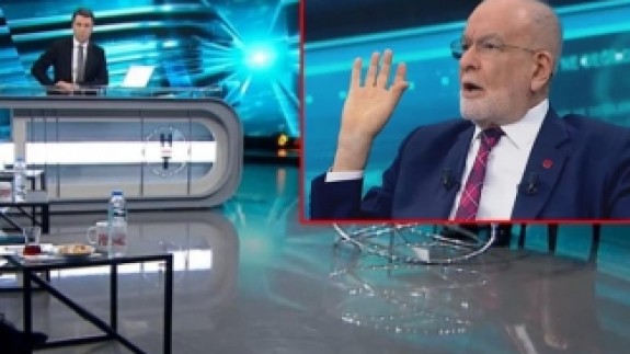 Canlı yayında alt yazı paniği: Temel Karamollaoğlu aman aman diyerek araya girdi!