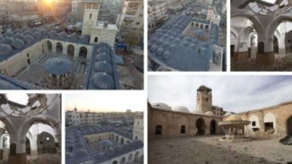 Bab'da DEAŞ'ın Yıktığı Caminin Restorasyonunda Son Aşamaya Gelindi