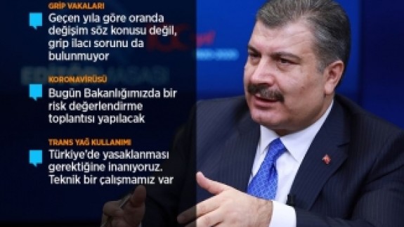 Bakan Koca: Şu An Türkiye İçin Herhangi Bir Koronavirüsü Riski Söz Konusu Değil