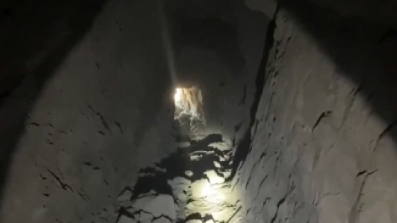 MSB,  Pençe Kilit Operasyonu'nda çok sayıda mühimmatın ele geçirildiği mağaranın görüntülerini paylaştı