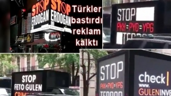 Türkler bastırdı,  reklam kaldırıldı