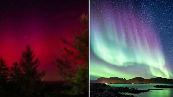 Güneş patladı! Kuzey ışıkları Türkiye'den de görüldü!