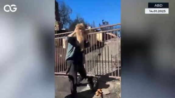 Yangından 5 gün sonra geldi,  köpeğini kendisini beklerken buldu