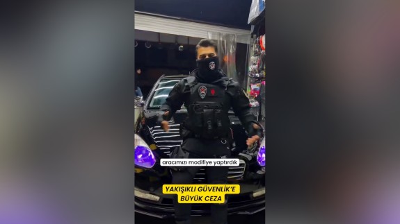 Usulsüz çakarla yakalanan fenomene büyük ceza