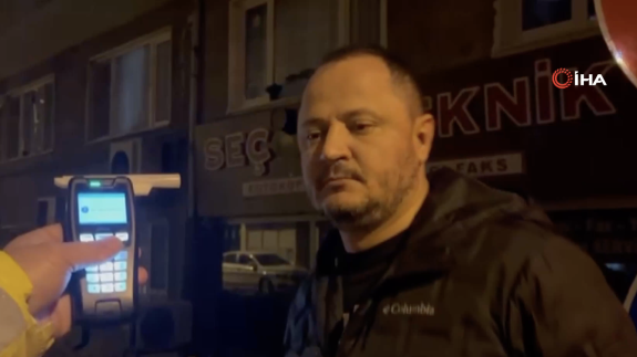 Alkollü sürücüden "pes dedirten" taktik