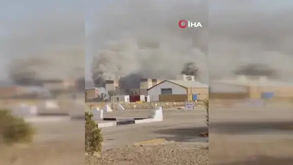 Irak'ta mühimmat deposunda patlama: Depoda yangın çıktı